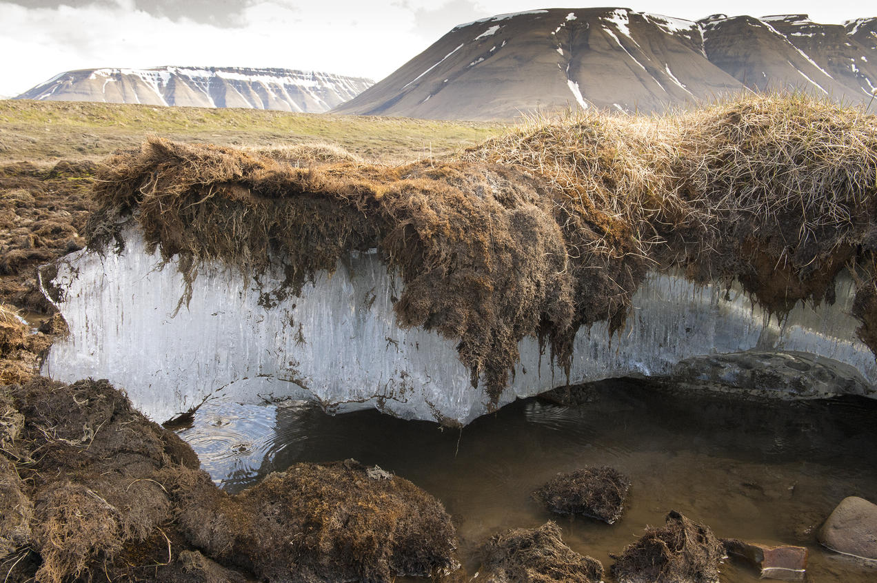 Permafrost melting 