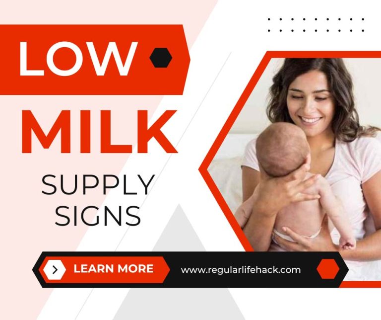 Low Milk Supply Signs
