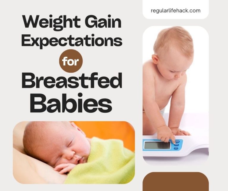 Weight gain in breastfed babies