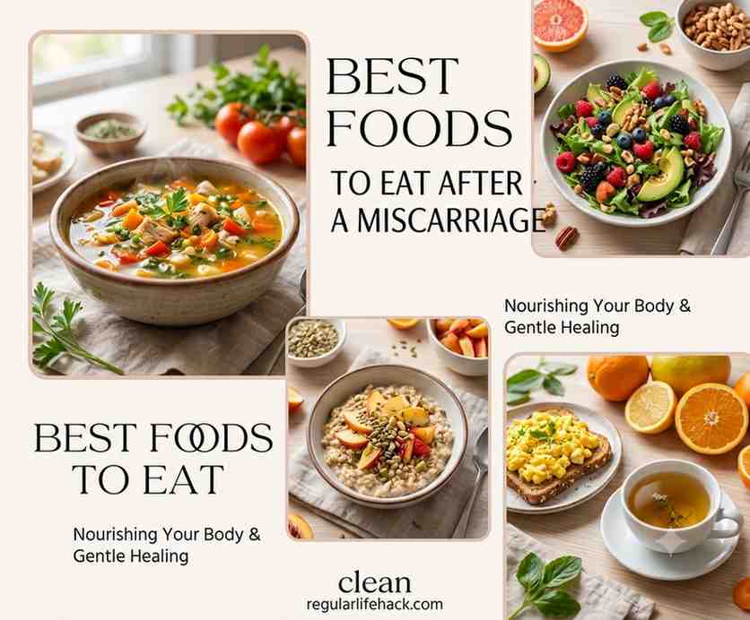 foods to eat after miscarriage