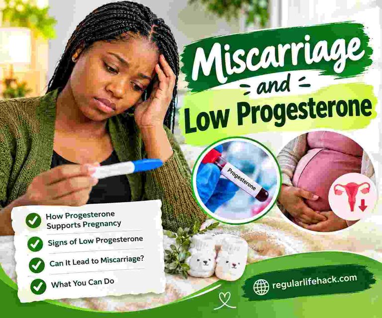 low progesterone miscarriage