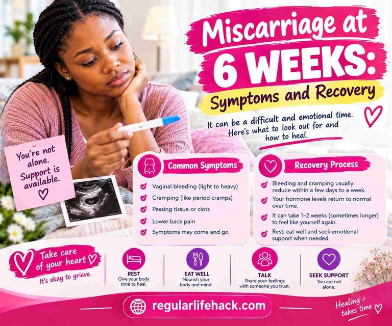 miscarriage at 6 weeks