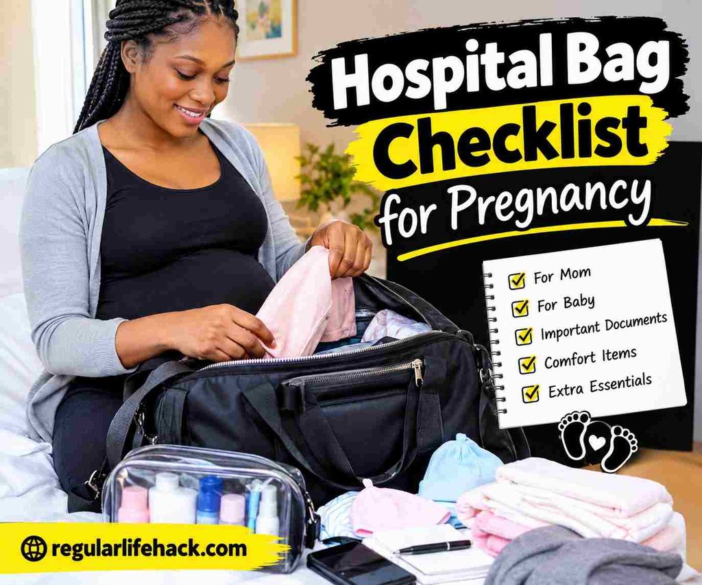 Hospital Bag Checklist for Pregnancy