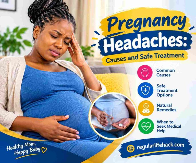 Pregnancy Headaches: Causes and Safe Treatment